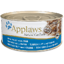 Applaws Tuna Fillet With Crab Wet Cann 70g