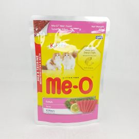 Me-O Kitten Cat Food, Tuna Wet Pouch 80 Gm