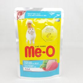 Meo Adult Cat Food Tuna With Chicken In Jelly Wet Pouch 80g