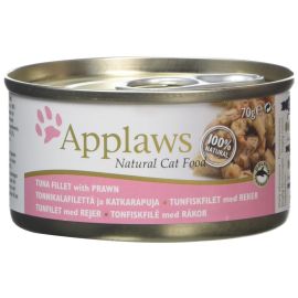Applaws Tuna Fillet With Pawn Wet Cann 70g