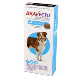 Bravecto Chew Tablet 20kg-40kg For Tick And Flea Control For Dogs ...