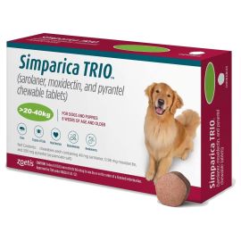 Simparica TRIO Chewable Tablets for 20-40kg Dogs