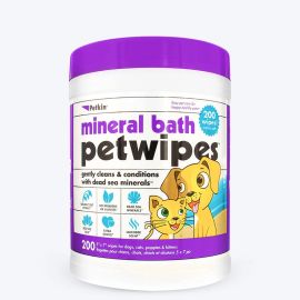 Petkin Mineral Bath Petwipes 200Wipes