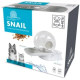M Pets Snail Combi Food & Water Dispenser 2800ml Blue
