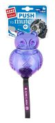 Gigwi Owl Plush To Mute Solid Blue/Purple
