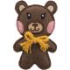 Trixie Bear Fabric Catnip 10cm 