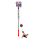 GiGwi Catwand Feather Teaser W/natural Feather and trp Handle Cat Toy