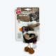 Gigwi Duck Catch & Scratch Eco Line With Silverline Leaves and Leatherette Cat Toy