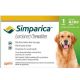Zoetis Simparica Tick and Flea Sarolaner Chewable Tablets for 20-40kg Dogs (Per Tablet) (Each Tablet Wise)